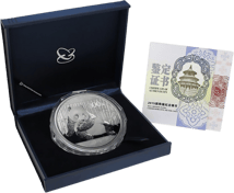 1 kg Silber China Panda 2015 (Polierte Platte)