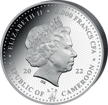 1 kg Silber Gedenkmünze Queen Elisabeth II. 2022 PP (Auflage: 500 | vergoldet | Polierte Platte)