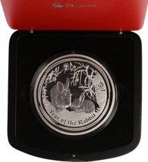 1 kg Silber Lunar II Hase 2011 PP (Auflage: 500 | Polierte Platte)