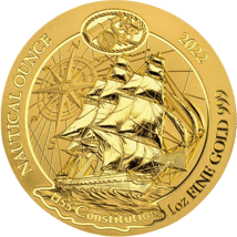 1 Nautische Unze Gold USS Constitution 2022 (Auflage: 100)