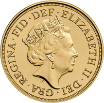 1 Pfund Full Sovereign Elizabeth II. Goldmünze 2018