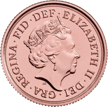 1 Pfund Goldmünze Sovereign Elisabeth 2022