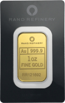 1 Unze Elefanten Goldbarren (Rand Refinery)