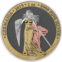 1 Unze Silber Germania Six Metals 2019 (Auflage: 500 | inkl Etui)