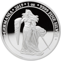 1 Unze Germania 5 Mark Silbermünze 2019 PP (Auflage: 1.000 | Polierte Platte)