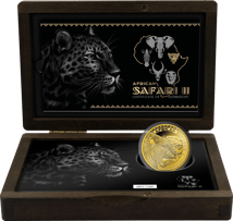 1 Unze Gold African Safari II Leopard 2022 PP (Auflage: 100 | Polierte Platte)