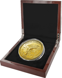 1 Unze Gold African Safari Nashorn 2018 (Auflage: 99 | Zertifikat Nr. 99)