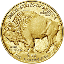 1 Unze Gold American Buffalo 2017 (Polierte Platte)