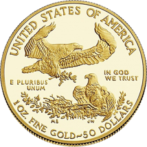1 Unze Gold American Eagle 2015 (Polierte Platte)