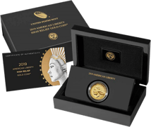 1 Unze Gold American Liberty 2019 (High Relief | 100 $ Dollar)
