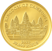 1 Unze Gold Kambodscha Leopard 2023 (Auflage: 100)