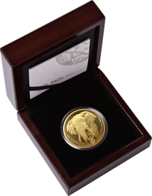 1 Unze Gold Big Five Elefant 2019 PP (Auflage: 500 | 1. Motiv | im Etui)