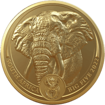 1 Unze Gold Big Five Elefant 2022