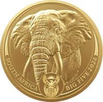 1 Unze Gold Big Five Elefant 2024