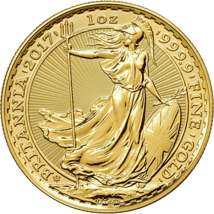 1 Unze Gold Britannia 2017 (30 Jahre Jubiläum)