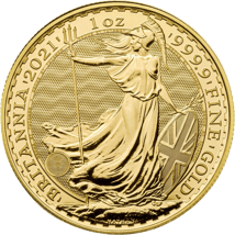 1 Unze Gold Britannia 2021
