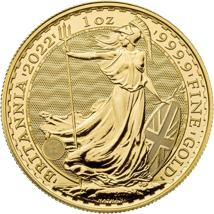 1 Unze Gold Britannia 2022