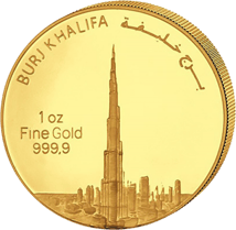 1 Unze Gold Burj Khalifa 2012