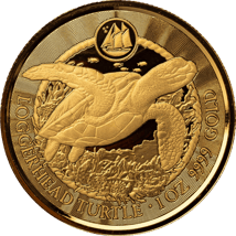 1 Unze Gold Cayman Islands Schildkröte 2023 (Auflage: 1.000)
