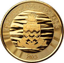 1 Unze Gold Cayman Islands Stachelrochen 2023 (Auflage: 1.000)