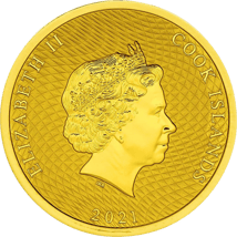1 Unze Gold Cook Islands 2021
