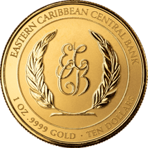 1 Unze Gold EC8 St. Kitts & Nevis Coat of Arms 2024 (Auflage: 100)