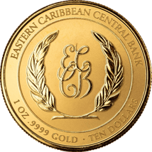 1 Unze Gold EC8 St. Lucia 2023 Coat of Arms (Auflage: 2.500 | Blisterkarte)