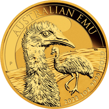 1 Unze Gold Emu 2022 (Auflage: 5.000)