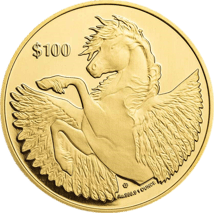 1 Unze Gold Pegasus 2023 (Auflage: 100)