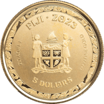 1 Unze Gold Fiji Koi Fisch 2023 (Auflage: 100 | coloriert)