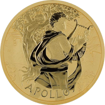 1 Unze Gold Götter des Olymp Apollo 2023 (Auflage: 100)