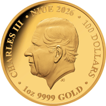 1 Unze Gold Jahr des Pferdes 2026 (Auflage: 150 | Polierte Platte)