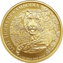 1 Unze Gold Kambodscha Lost Tigers 2023 (Auflage: 100)