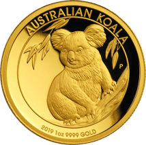 1 Unze Gold Koala 2019 PP (Auflage: 500 | inkl. Box & Zertifikat)