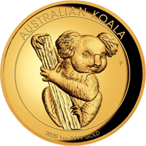 1 Unze Gold Koala 2020 PP (Auflage: 200 | Polierte Platte | High Relief)