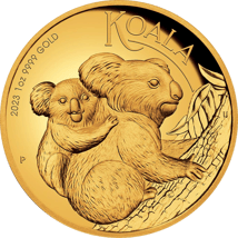 1 Unze Gold Koala 2023 PP (Auflage: 200 | Polierte Platte | High Relief)