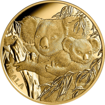 1 Unze Gold Koala Australiens Ikone 2022 PP (Auflage:150 | Polierte Platte)