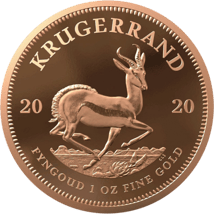 1 Unze Gold Krügerrand 2020 PP (Auflage: 1.000 | inkl. Etui)