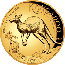 1 Unze Gold Känguru 2024 High Relief PP (Auflage: 200 | Polierte Platte)