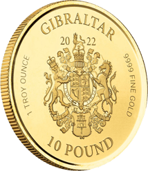 1 Unze Gold Gibraltar Kriegselefant 2022 (Auflage: 100)
