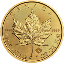 1 Unze Gold Maple Leaf 2017