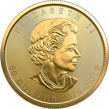 1 Unze Gold Maple Leaf 2019 (40. Jubiläum | Auflage: 15.000)