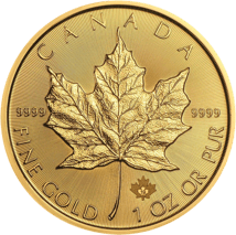 1 Unze Gold Maple Leaf 2020