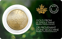 1 Unze Gold Maple Leaf 2022 Meliadine Mine