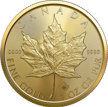 1 Unze Gold Maple Leaf (verschiedene Jahrgänge | ggf. 2. Wahl)