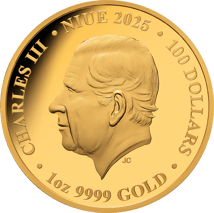 1 Unze Gold Flamingo 2025 (Auflage: 50 | Polierte Platte)