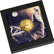 1 Unze Gold Mystic Wolf 2021 PP (Auflage: 199 | Ultra High Relief)
