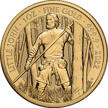 1 Unze Gold Mythen und Legenden - Little John 2022