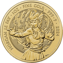 1 Unze Gold Mythen und Legenden Morgan le Fay 2024