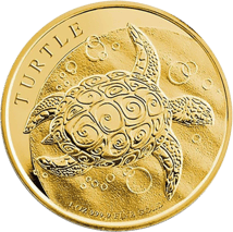 1 Unze Gold Niue Schildkröte 2015